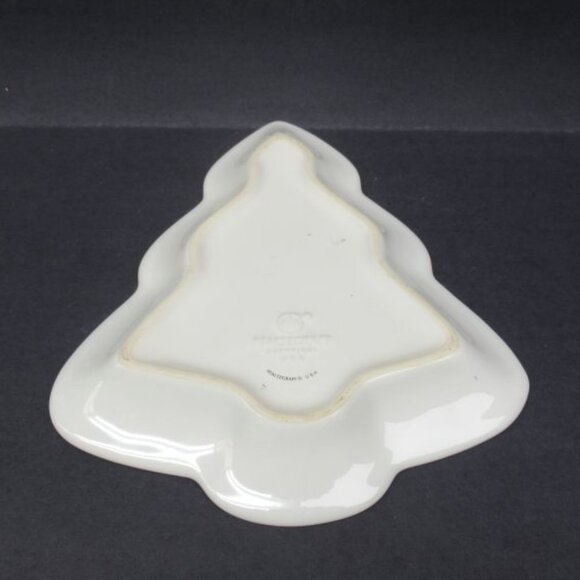 Pfaltzgraff China WINTERBERRY WINTER BERRY 10 1/2 Inch Tree Shaped Snack Tray - Picture 3 of 4